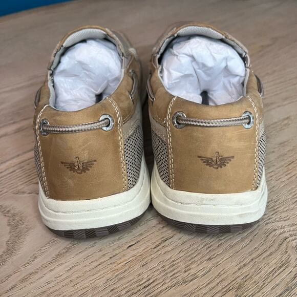 NEW Dockers Tiller Boat Shoes Slip On Taupe Men’s 8 - Picture 2 of 9